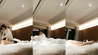 Korean Boss Meets Short-Haired Woman at Hotel