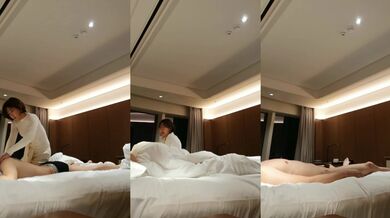 Đại gia Hàn Quốc hẹn hò với quý cô tóc ngắn tại khách sạn