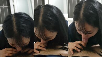 高顔値美女のフェラチオ