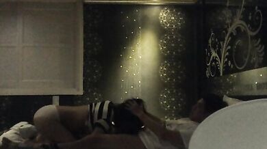 韓國情侶磨鐵口愛