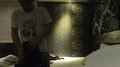 韓國情侶磨鐵口愛