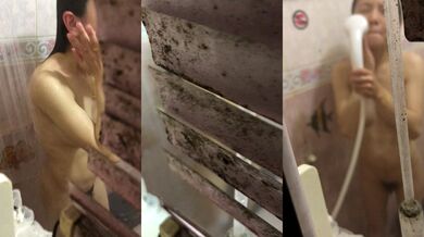 Hàng xóm tắm bị quay lén qua cửa sổ