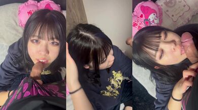 Cô gái Nhật tóc tím khéo miệng