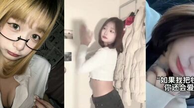 Cô gái tóc ngắn ngực xòe tự sướng gợi cảm