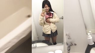 Japanese Schoolgirl's After-School Selfie