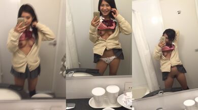 Em Nhật tự sướng sau giờ tan học