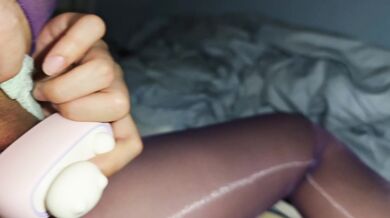 自慰しながらフェラチオ