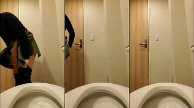 【個室観察】可憐な美少女JDの綺麗なお尻いただきます2