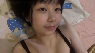 College Girl Pleasures Herself in Dorm Room