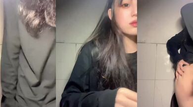 騒がしい美女が美尻を叩く