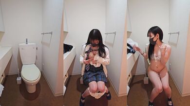 ロリ顔はやっぱりロリマン。極みスジスジマンと可愛い声で喘ぐトイレオナ