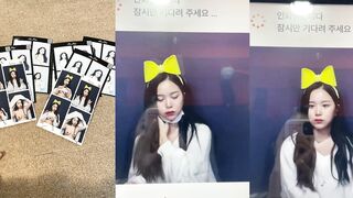 Korean Beauty Takes Selfie in Low-Cut Top