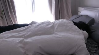 Sleepy Girl Gets a Morning Surprise