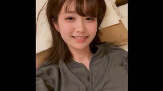 Adorable Busty Girl Touches Herself in Bed