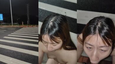 母狗歡歡馬路露出吃肉棒