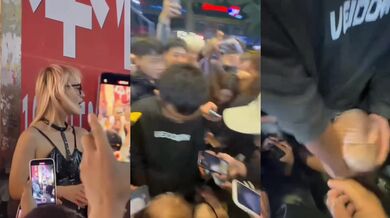 Blonde Woman with Glasses Performs Oral Sex on Changsha Street