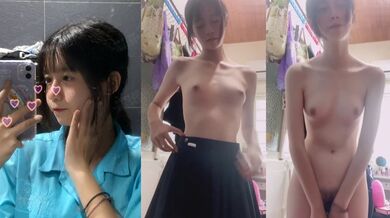 可愛學生妹妹脫校服自拍
