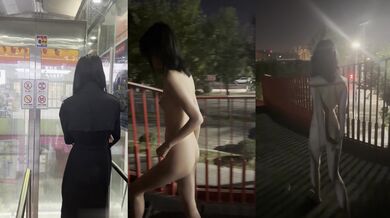 Ximeng Studio: Long-Legged Junior Classmate "Sese" Day and Night, Amusement Park, Elevator Exposures, Watch and Cherish [2]