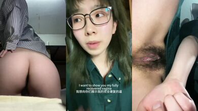 清純メガネウサギ歯の魅惑娘セルフィー5