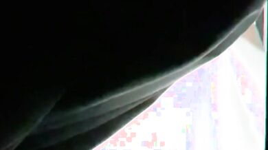 Careless neighbor leaves curtain gap, accidentally exposes herself to entire community