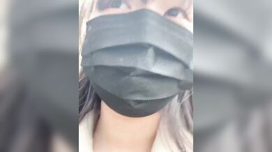 Cute Japanese girl masturbates on the street