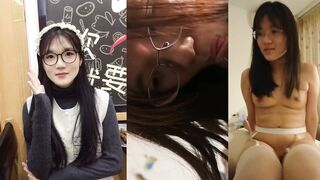 Shy Glasses Girl Oral Sex