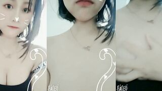 Big tits beauty selfie beautiful legs masturbation