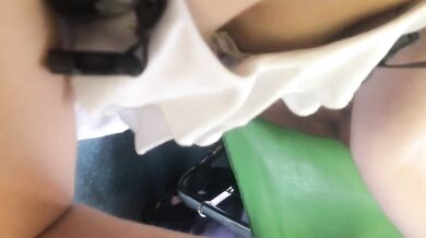 Female colleague exposed