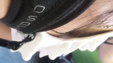 Female colleague exposed