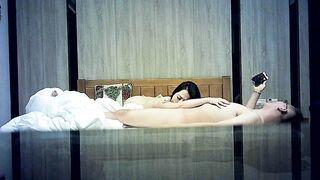 Young woman hotel sex selfie 1