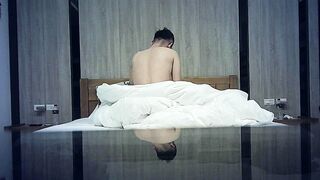 Young woman hotel sex selfie 2