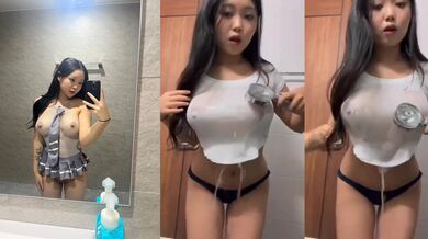 巨乳韓美女1-浴室濕身秀