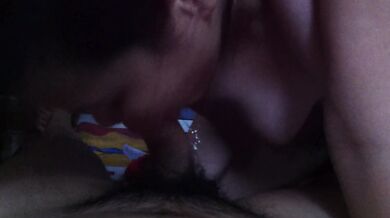 Malaysian sister eats cock