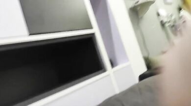 Cute student girl was taken home by her senior to have sex