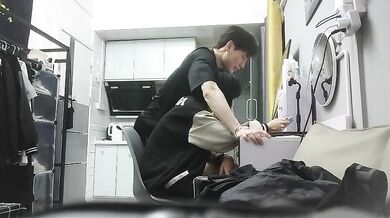 Cute student girl was taken home by her senior to have sex