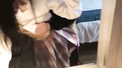 Hotel doggy style big tits JK sex