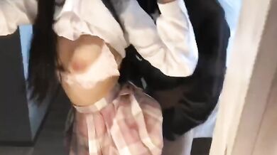 Hotel doggy style big tits JK sex