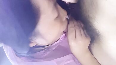 Dazhou City bitch Wang Jiaxue went to the rental house for a secret affair, oral sex and cum eating