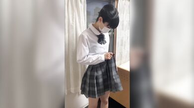 vo,5神レベルの女です。ボディチェックでパンティの奥にあるかけのマンマンをEXPOSED スポブラ制服女性