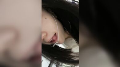 Schoolgirl takes selfie for boyfriend