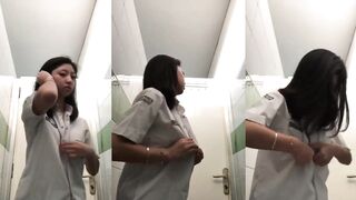 Girlfriend stripping 1