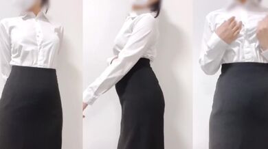 Innocent girl stripping selfie