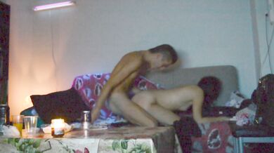 YOUNG SEXY COUPLE FUCKING AT THE HOME-GREEK DOGGYSTYLE