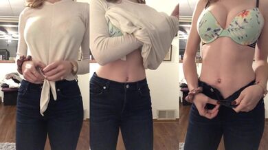 Cô gái nhút nhát dải và chụp selfie 2