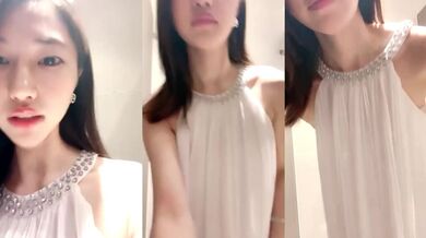 Beautiful clerk in the company toilet