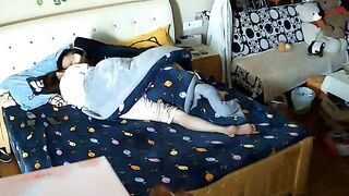 Korean young couple secretly recorded having sex at home