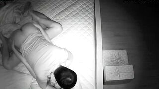 Korean couple having sex behind closed doors TV uploaded