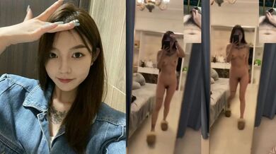 Video vẻ đẹp sexy khỏa thân trước gương