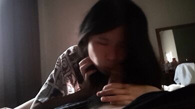 マレーシアの小柄な痴女のフェラチオ