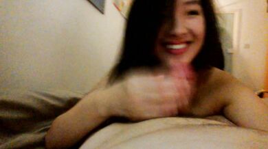 Chinese girl blowjob first person view